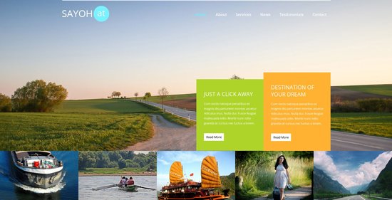 Anteprima template sayohat