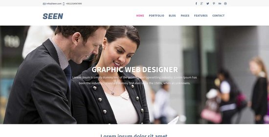 Anteprima template seen