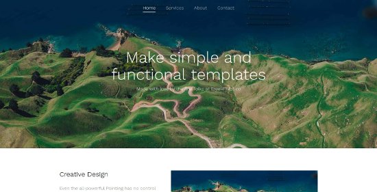 Anteprima template simple