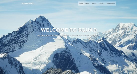 Anteprima template squadfree