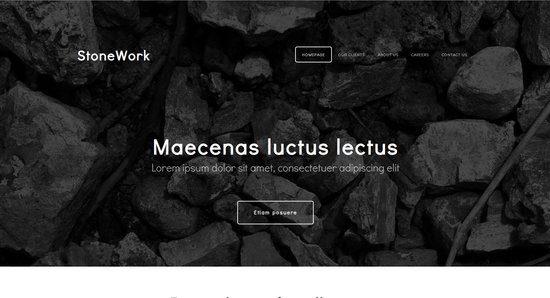 Anteprima template stonework