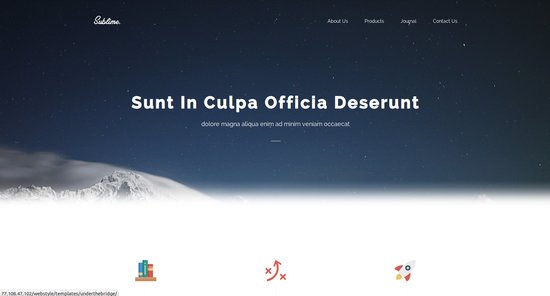 Anteprima template sublime