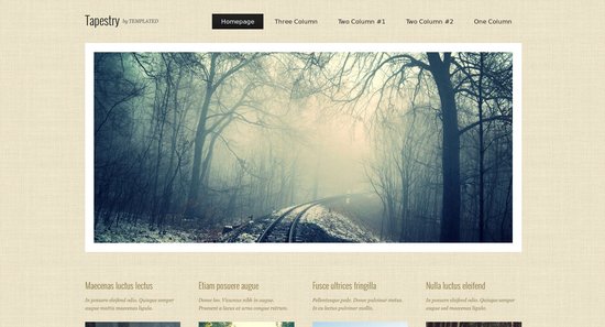 Anteprima template tapestry