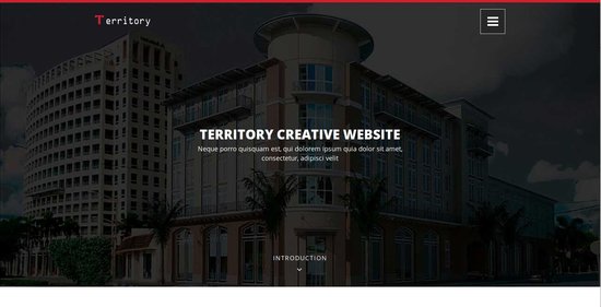 Anteprima template territory