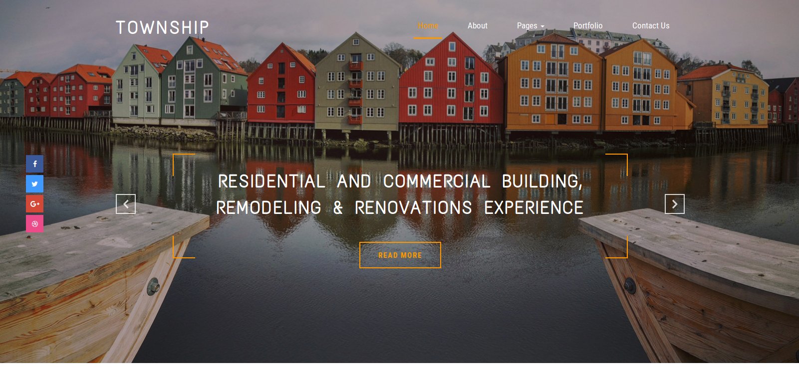 Anteprima template township