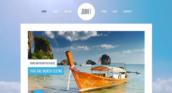 Anteprima template travel