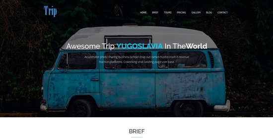 Anteprima template trip