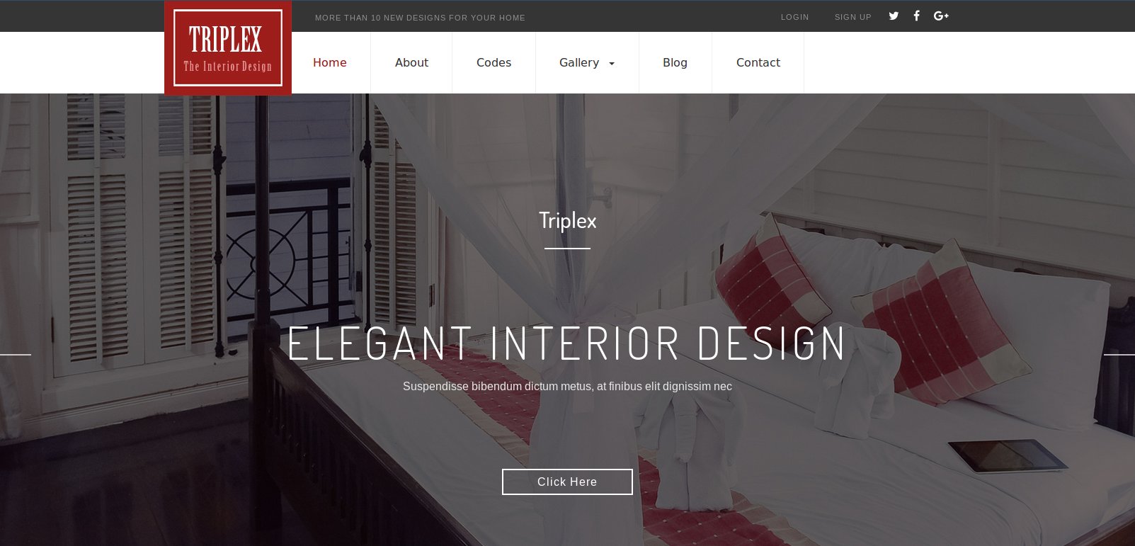 Anteprima template triplex