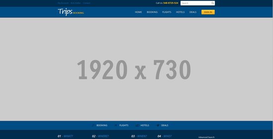 Anteprima template trips_booking