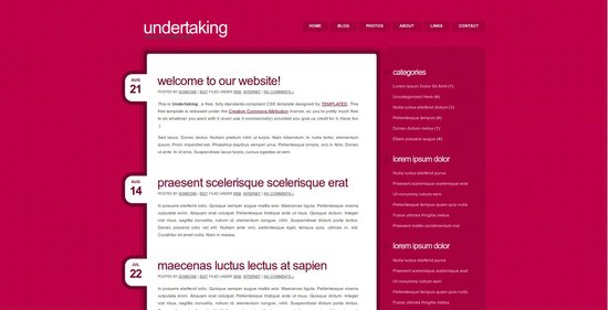 Anteprima template undertaking