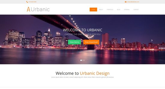 Anteprima template urbanic