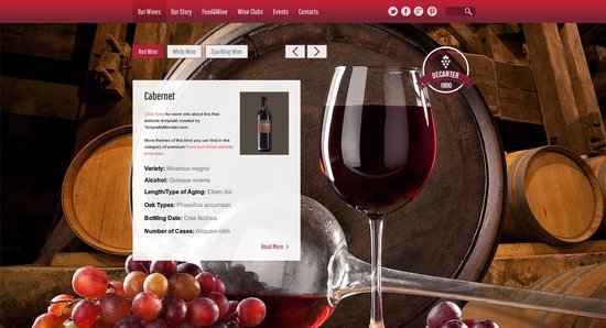 Anteprima template wine