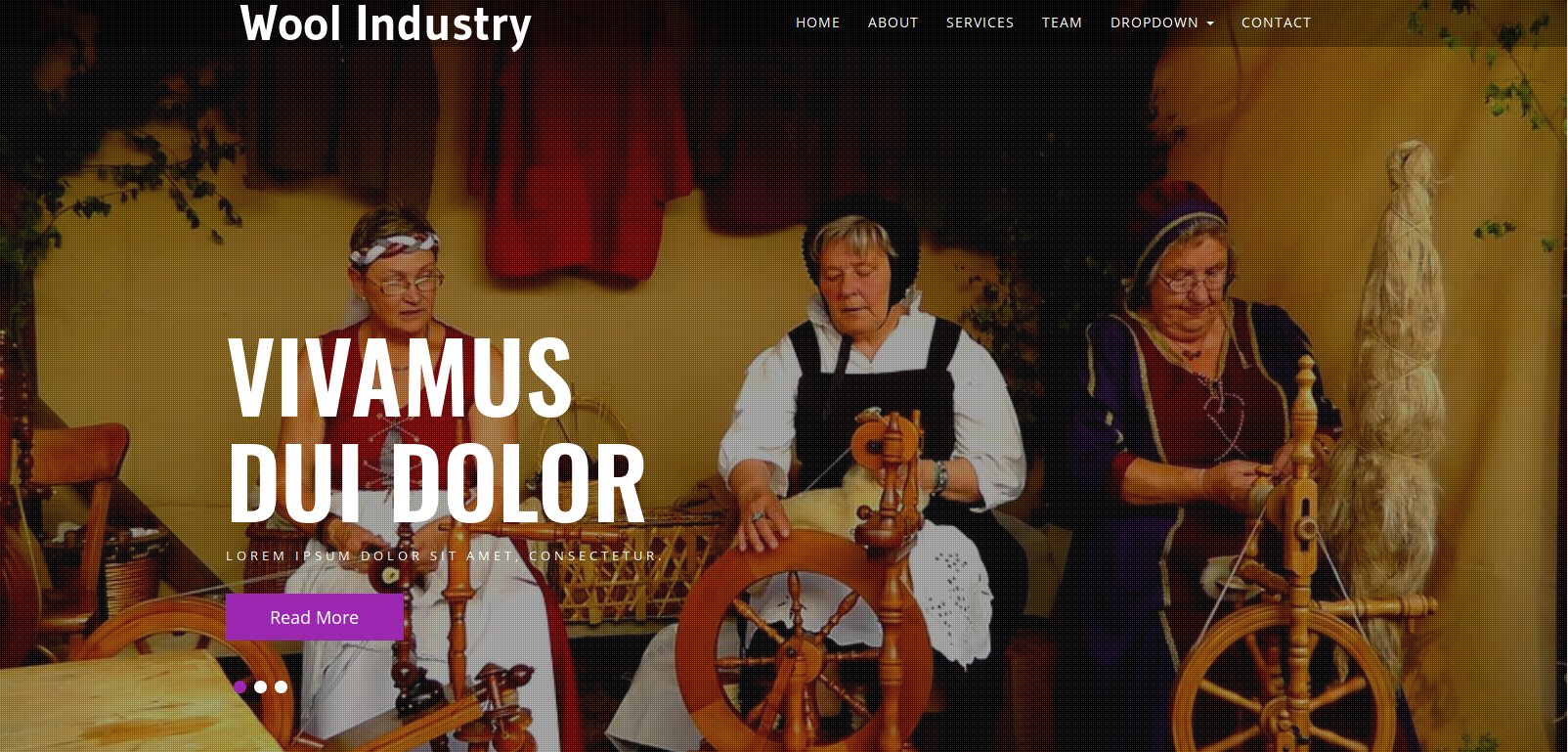 Anteprima template wool-industry