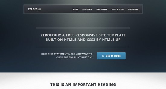 Anteprima template zerofour